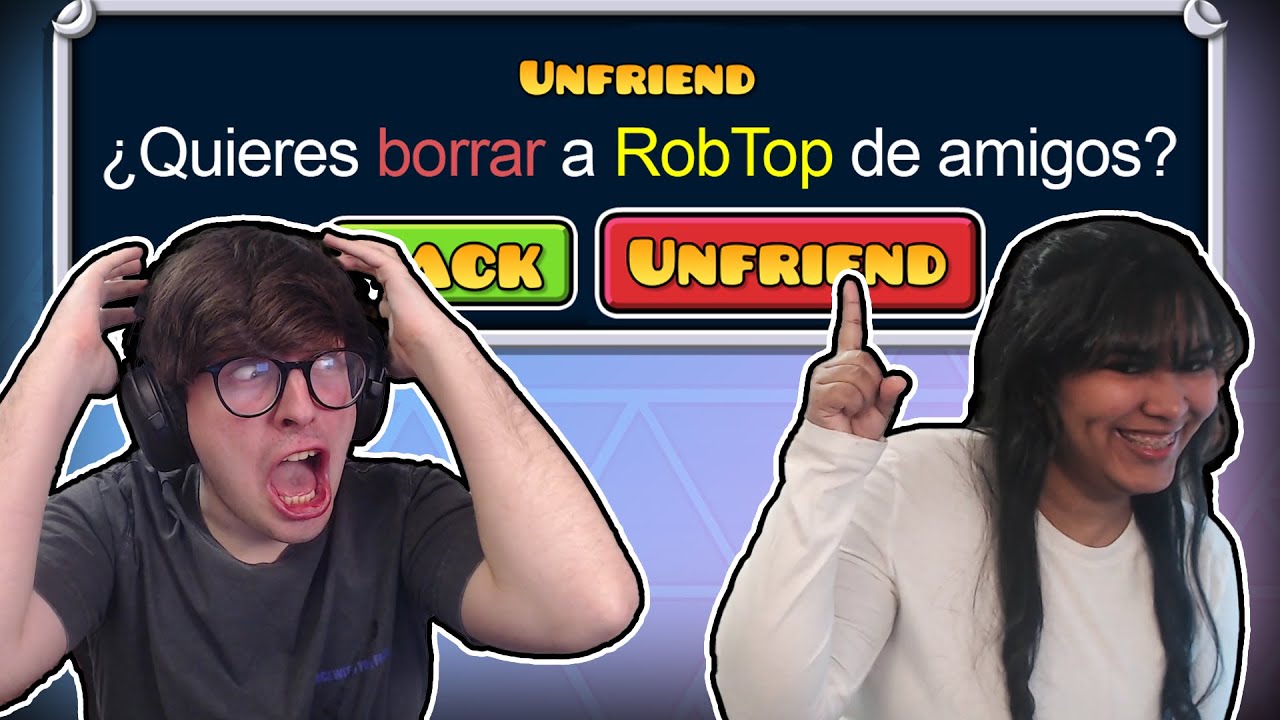 LEYENDO SOLICITUDES DE AMISTAD CON MI NOVIA | Geometry Dash