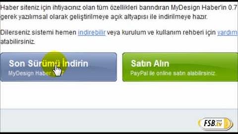 FsbNetwork.Tv - MyDesign Haber Dosyaları İndirmek.