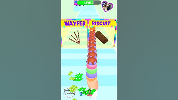Icecream stack game, mobile game gameplay video, mobile game 2023 #icecream #shorts #shortvideo Game