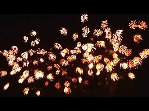 2015 小山の花火【「スマホ撮影」フィナーレ・ナイアガラ 市民花火「七つの海を越えて」】第64回小山花火大会 64th OYAMA fireworks 2015