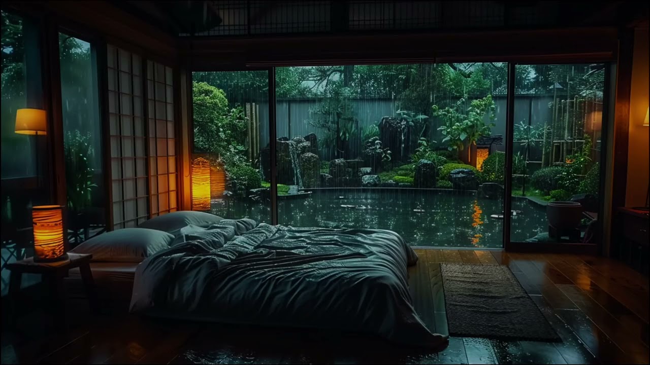 Zen Rain Escape (No Ads) 🌱 | Soft Rain 🌧️ & 432Hz Ambience for Deep Sleep & Relaxation 💤