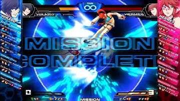 Chaos Code: NSoC - Challenge Mode - Mission 09 - Defeat Hermes with infinite super bars