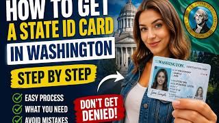 How to get a state ID card in Washington step by step Guide
