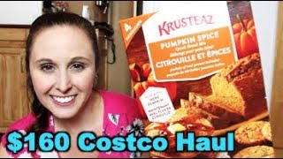$160 Costco Haul! *Pumpkin Spice* Sept 2018