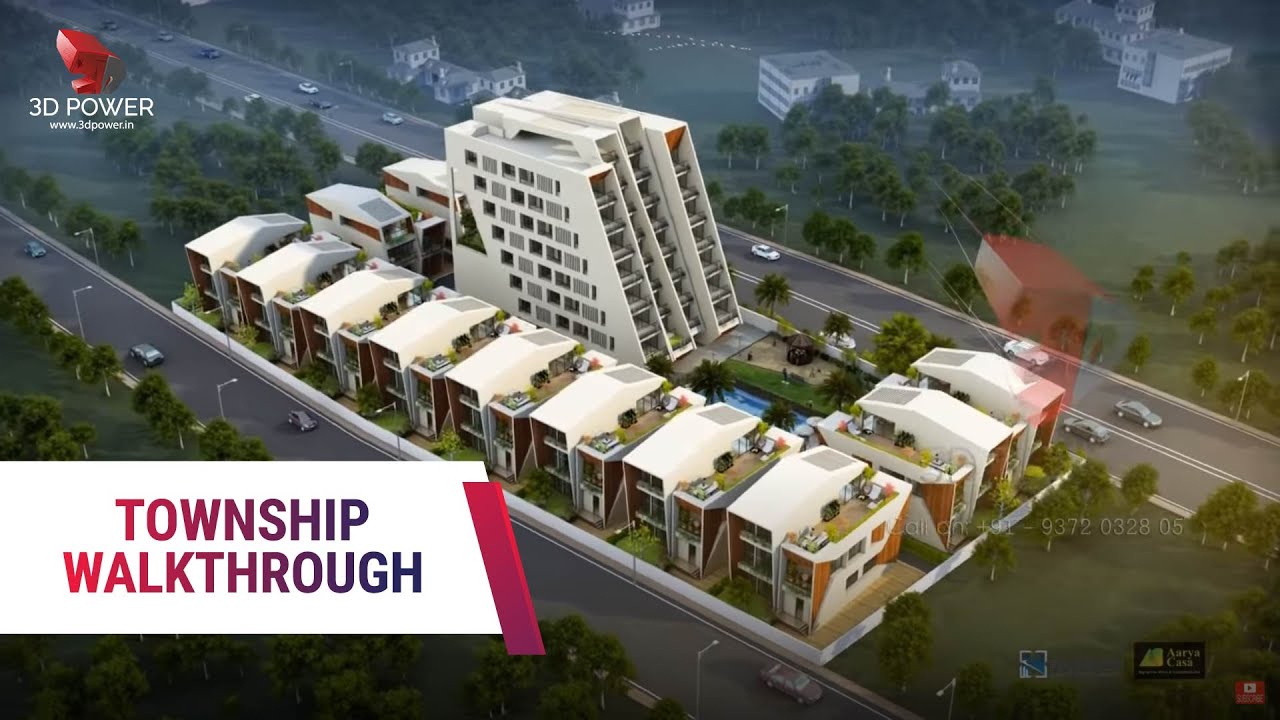 Architect Sanjay Puri Project for Arya Casa, Aurangabad - 3d Architecture - YouTube