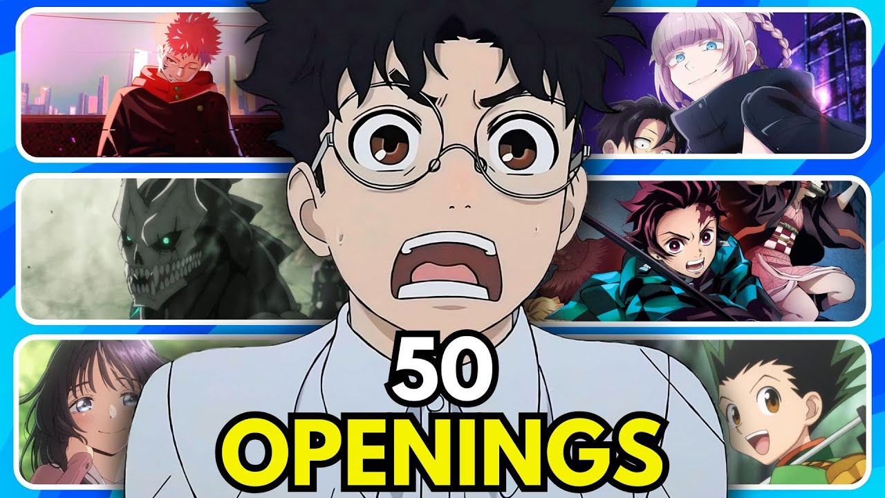 ANIME OPENING QUIZ🔥 - 50 Openings [VERY EASY - VERY HARD]