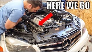 Here's What I Found In The Engine Of My Cheap C63 AMG & What You MUST Do Before Buying Any Used Car.