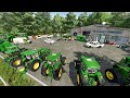Visite concession john deere  cause dun tracteur en panne  farming simulator 22 roleplay