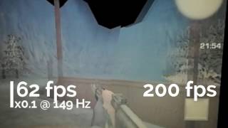 SoF2 FPS and Hz test