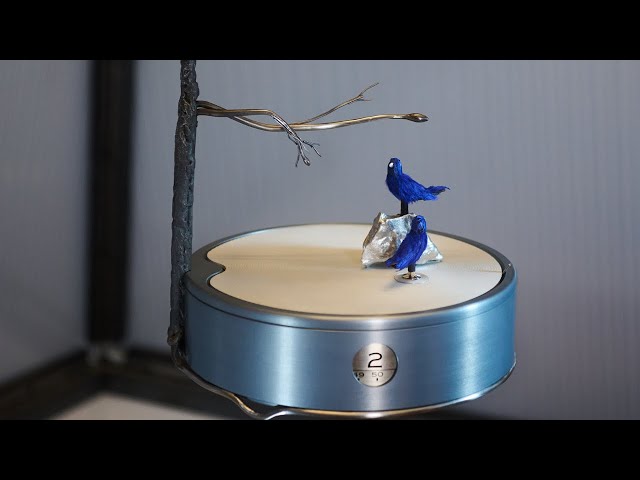 Reuge presents Liberte, the birdcage music box for the 21st