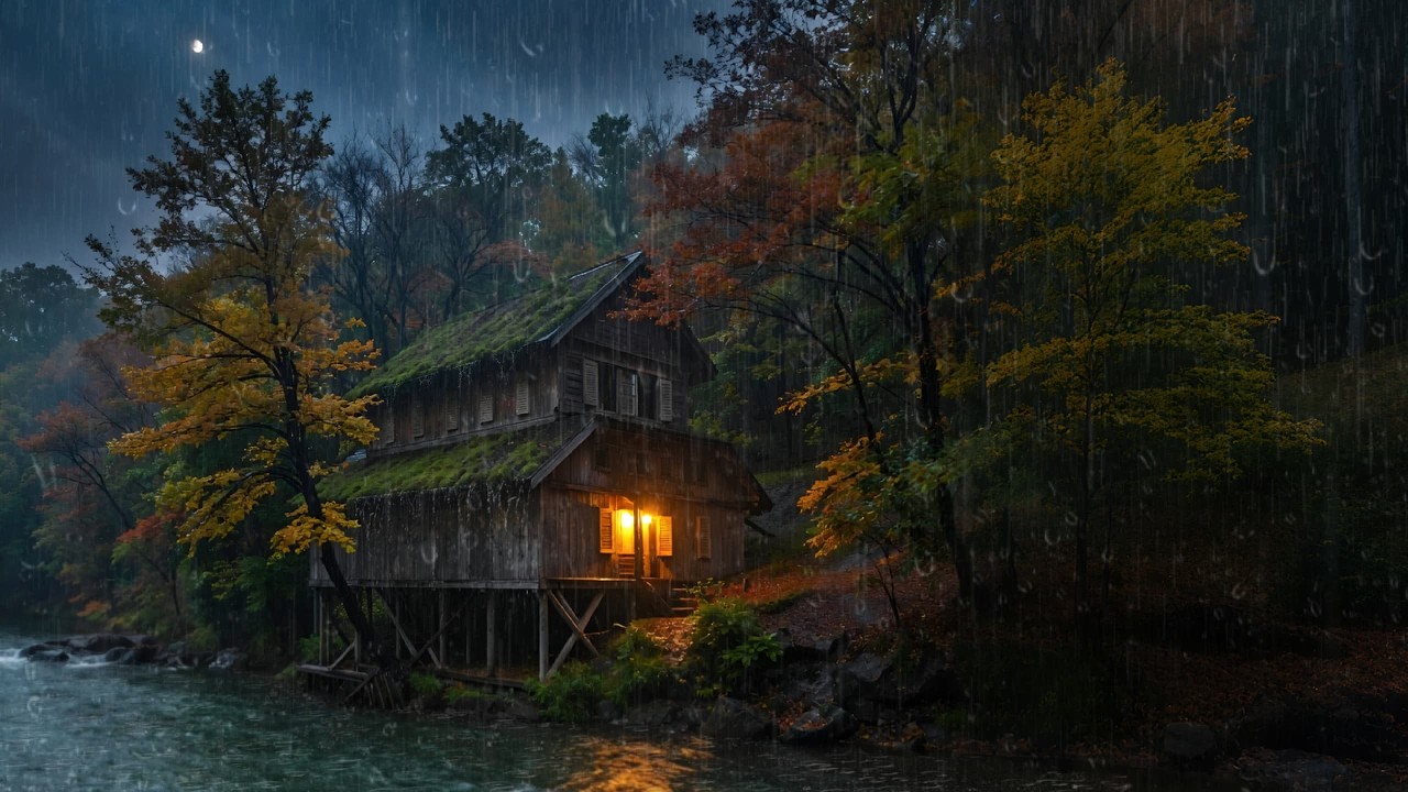 Close Your Eyes & Unwind | Deep Sleep Rain Forest Sounds - ASMR Rain (Relaxing White Noise)