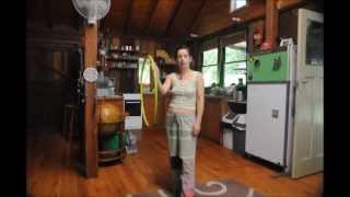 Hula Hoop tutorial - Vertical jump through to isolated barrel roll