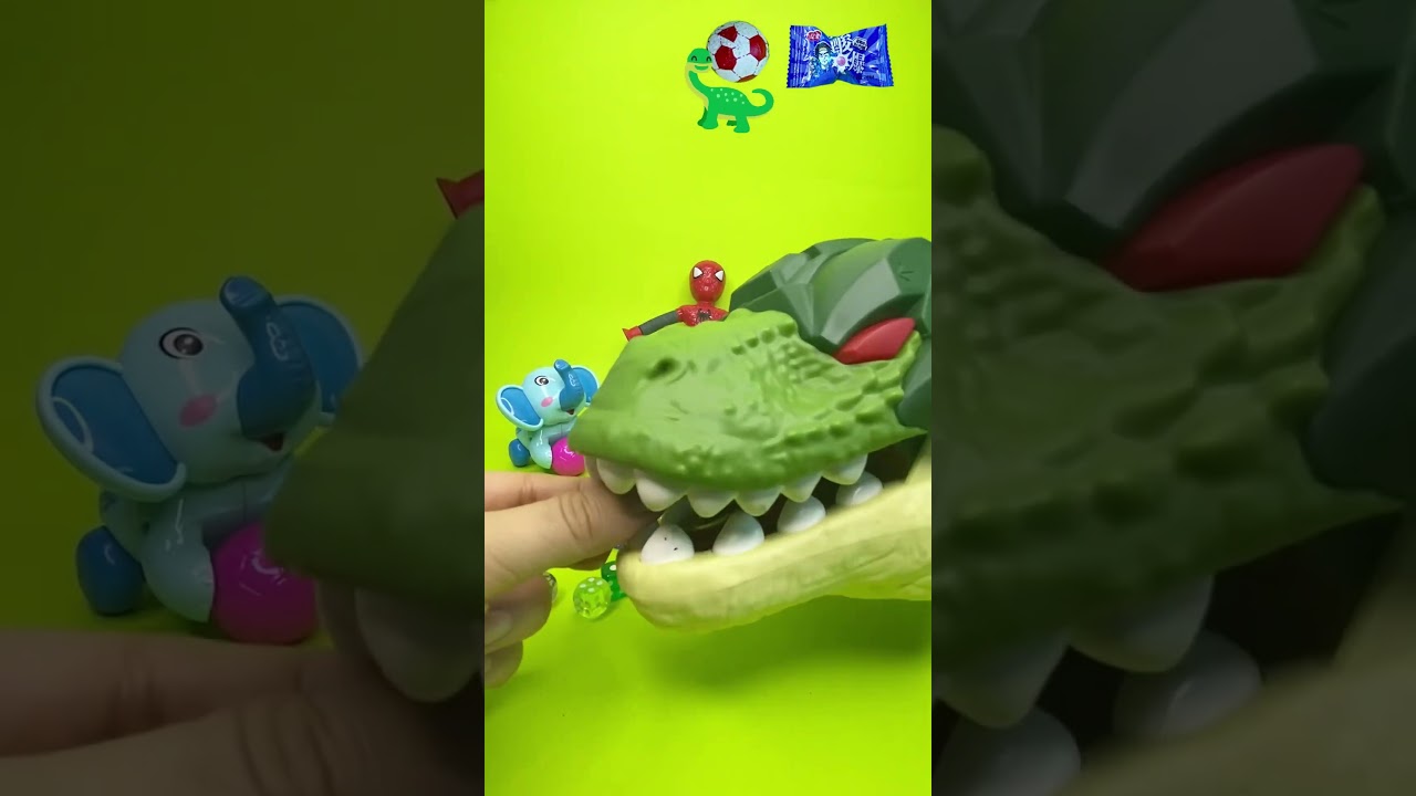 Dinosaur mukbang candy 