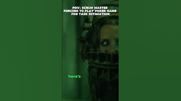 Scrum masters and task estimation games #coding #softwareengineer #shorts