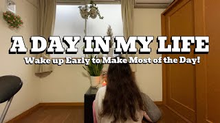 Living Alone in Japan | A Day in my Life|  Morning Routine, Eat Sushi, Exercise, Grocery