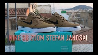 Nike SB Stefan Janoski Brown Unboxing & Review 2017