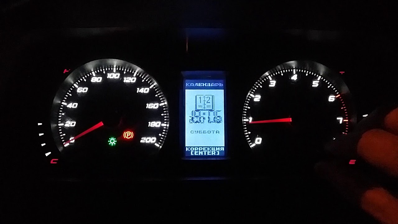 НИВА 2018 Электронный щиток приборов
