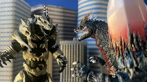 SpaceGodzilla vs Monster X (ultimate showdown)