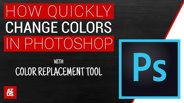 2 min Photoshop Tutorial - Color Replacement tool