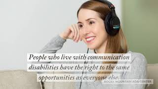 Effective communication requirements for libraries