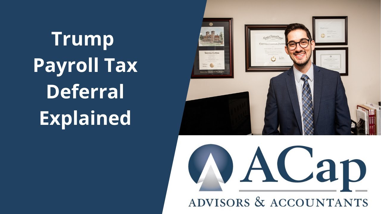 Trump Payroll Tax Deferral