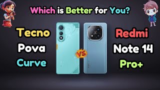 Tecno Pova Curve Vs Redmi Note 14 Pro Plus | Performance is Like Similar But Budget is Different |