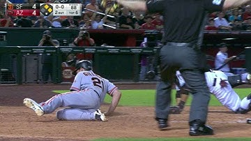 SF@ARI: Brown gives Giants the lead with a double