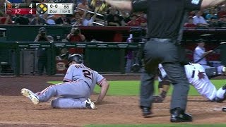 SF@ARI: Brown gives Giants the lead with a double
