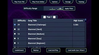 Working on an audio synchronization feature for the rhythm game
