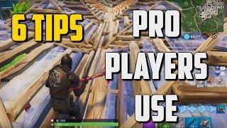 6 Tips Pro Fortnite Players use that will IMPROVE YOUR GAME PLAY! (Tips & Tricks)