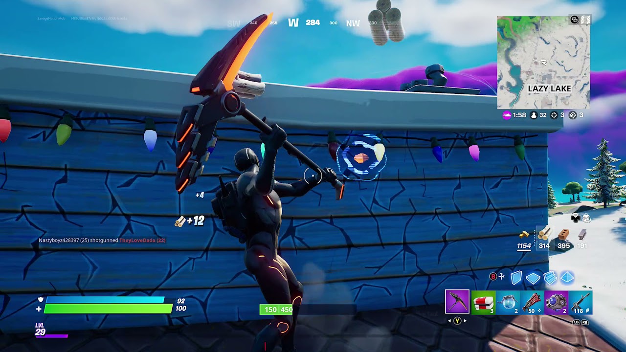 Fortnite "Omega" Skin Gameplay (No Commentary)