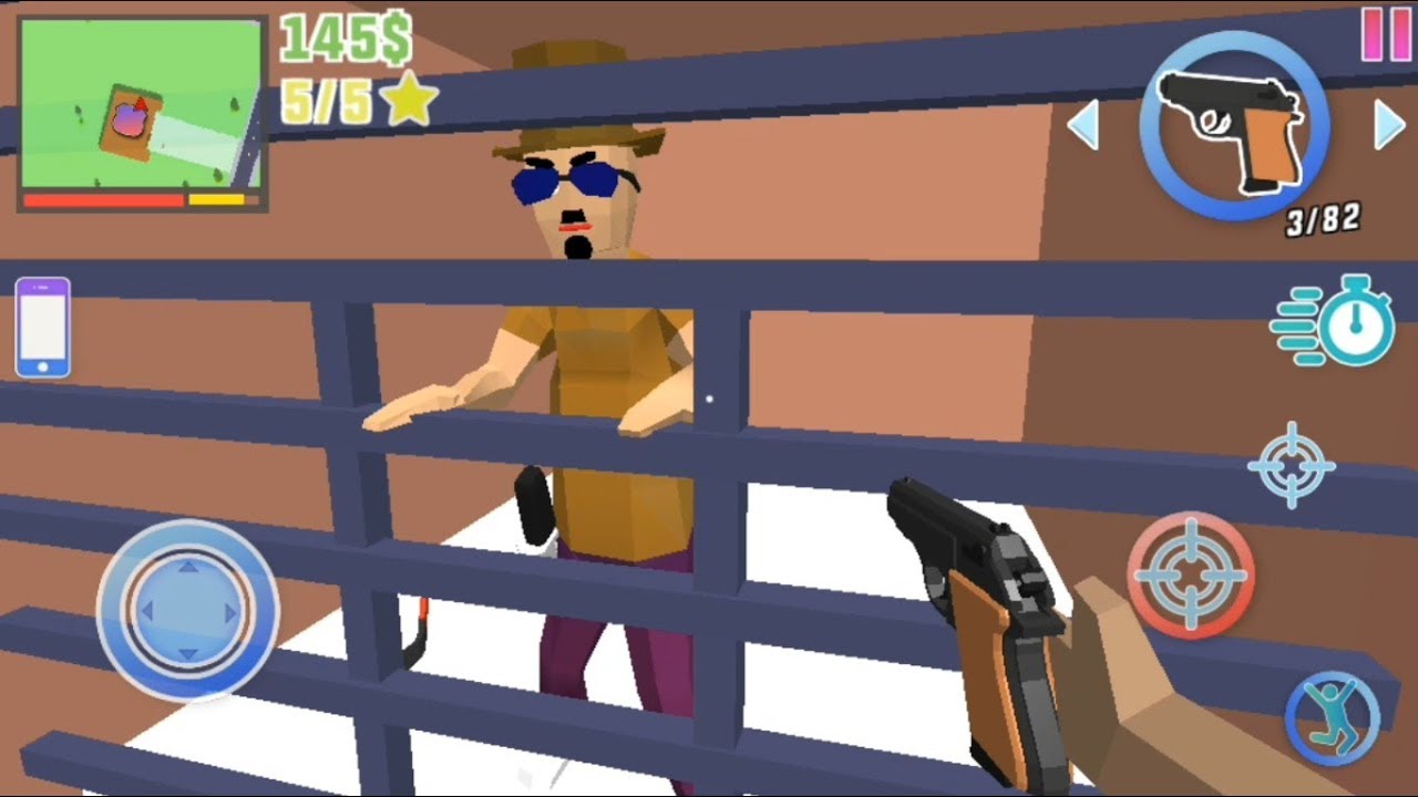 ► Dude Theft Wars Open World Sandbox Simulator BETA city hero selfie Android Gameplay