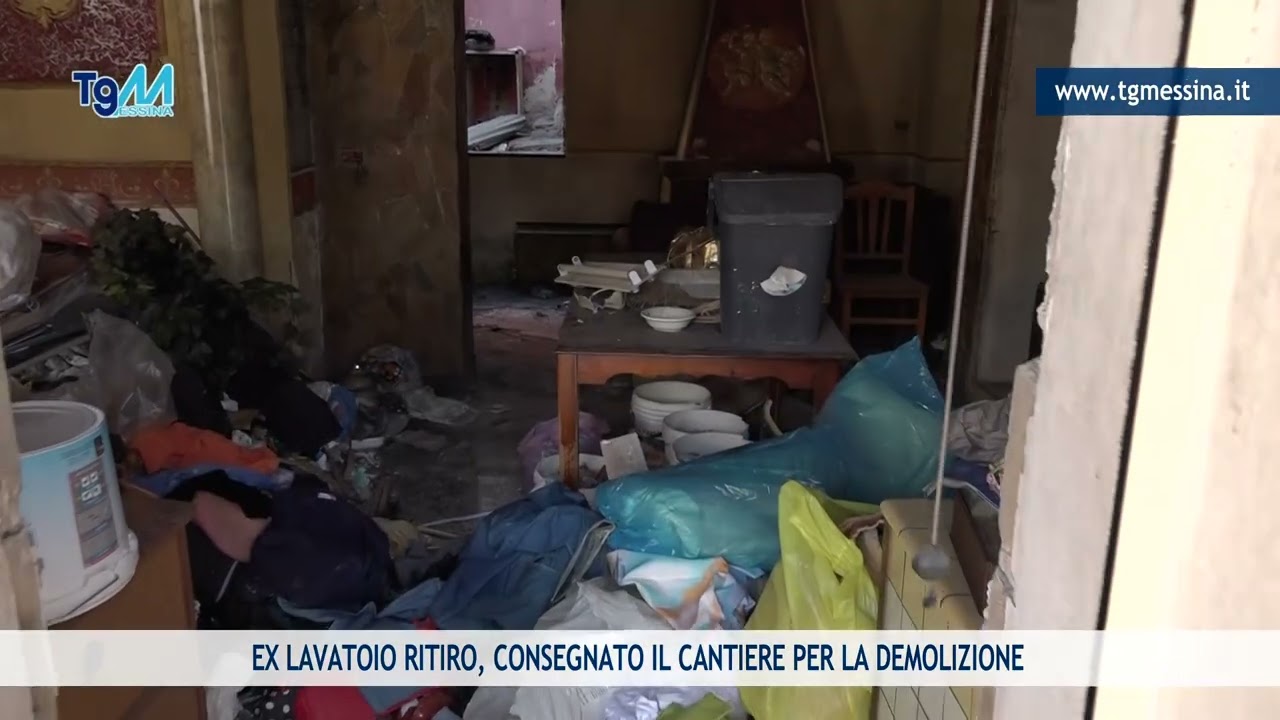 EX LAVATOIO RITIRO, CONSEGNATO IL CANTIERE PER LA DEMOLIZIONE