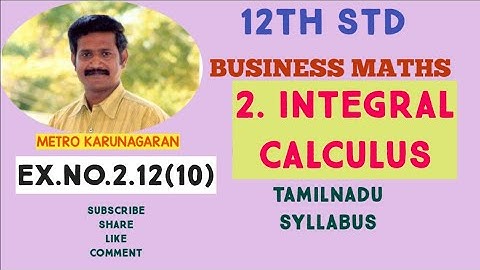 12th Std BM Ex.2.12(10) Integrate 9/ (x-3) - 1/(x+1) dx is