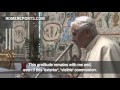 Benedict XVI thanks Curia for their help in eight years as pontiff