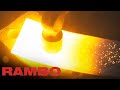 'Rambo Making Weapons' Scene | Rambo (2008)