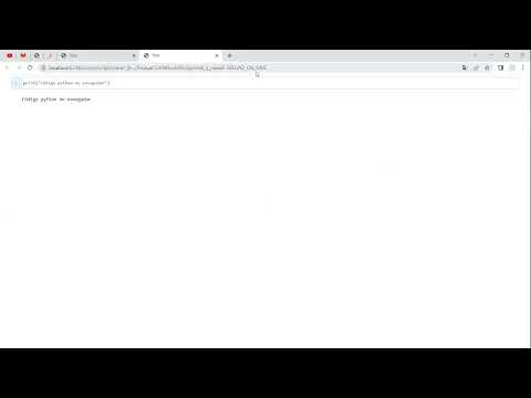 270 - Escrevendo código Python direto no navegador com PyScript