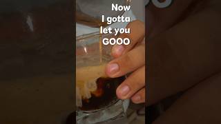 Mixed #DietCoke With #Espresso and #cream... and It Actually Works?☕ Fridge 🚬 #CoffeeRecipe #coffee