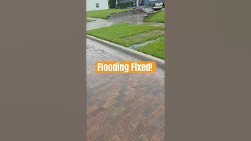 French Drain Working in Heavy Rain 🌧️💦 (Real Storm Footage)