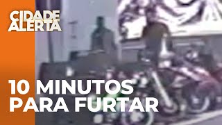 Entregador tem moto levada por três ladrões e perde veículo de trabalho