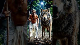 The Farmer and His Dog in the Jungle | #ytshorts #aivideo #villagelife