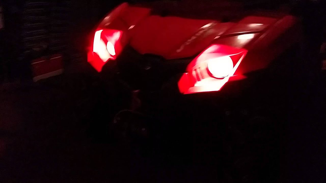 Yamaha viking headlight strobes YouTube