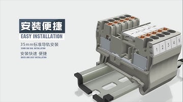 Dinkle Push in Din Rail Terminal Blocks