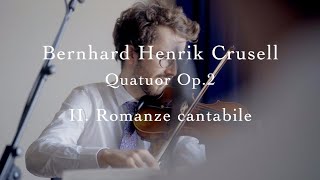 Bernhard Crusell - Quatuor op.2 (II. Romanze cantabile) // Arthur Stockel