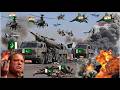 India Pakistan War Indian F-16 Fighter jets Attack on Pakistani Army convoy GTA-5