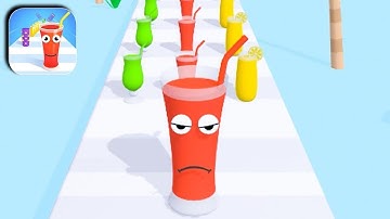 Juice Run 🥤🍸🍹 Games All Levels Gameplay iOS,Android Mobile Walkthrough