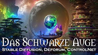 Das Schwarze Auge 🎲 Stable Diffusion, Deforum, ControlNet
