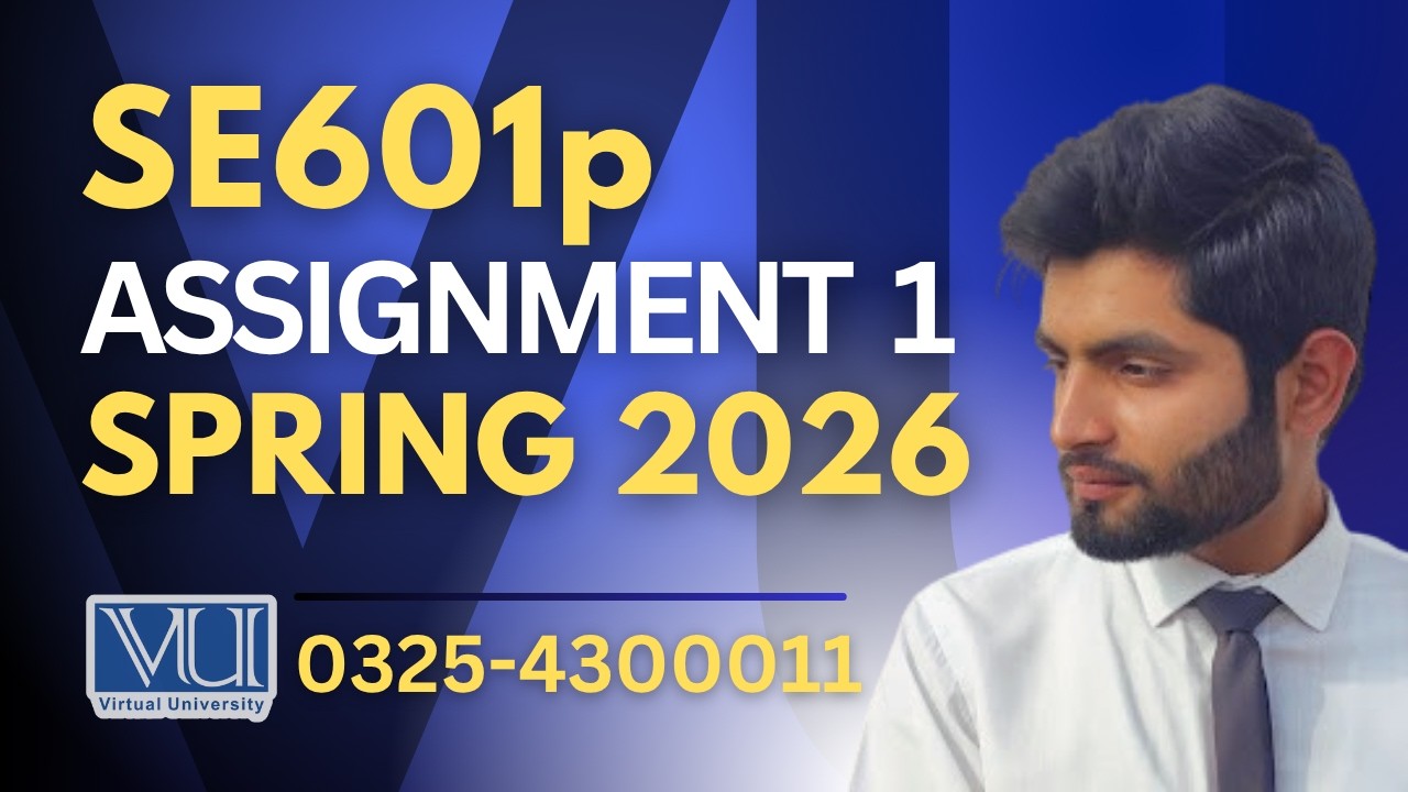 🔴SE601p assignment 1 solution 2026 | SE601p assignment 1 solution ...