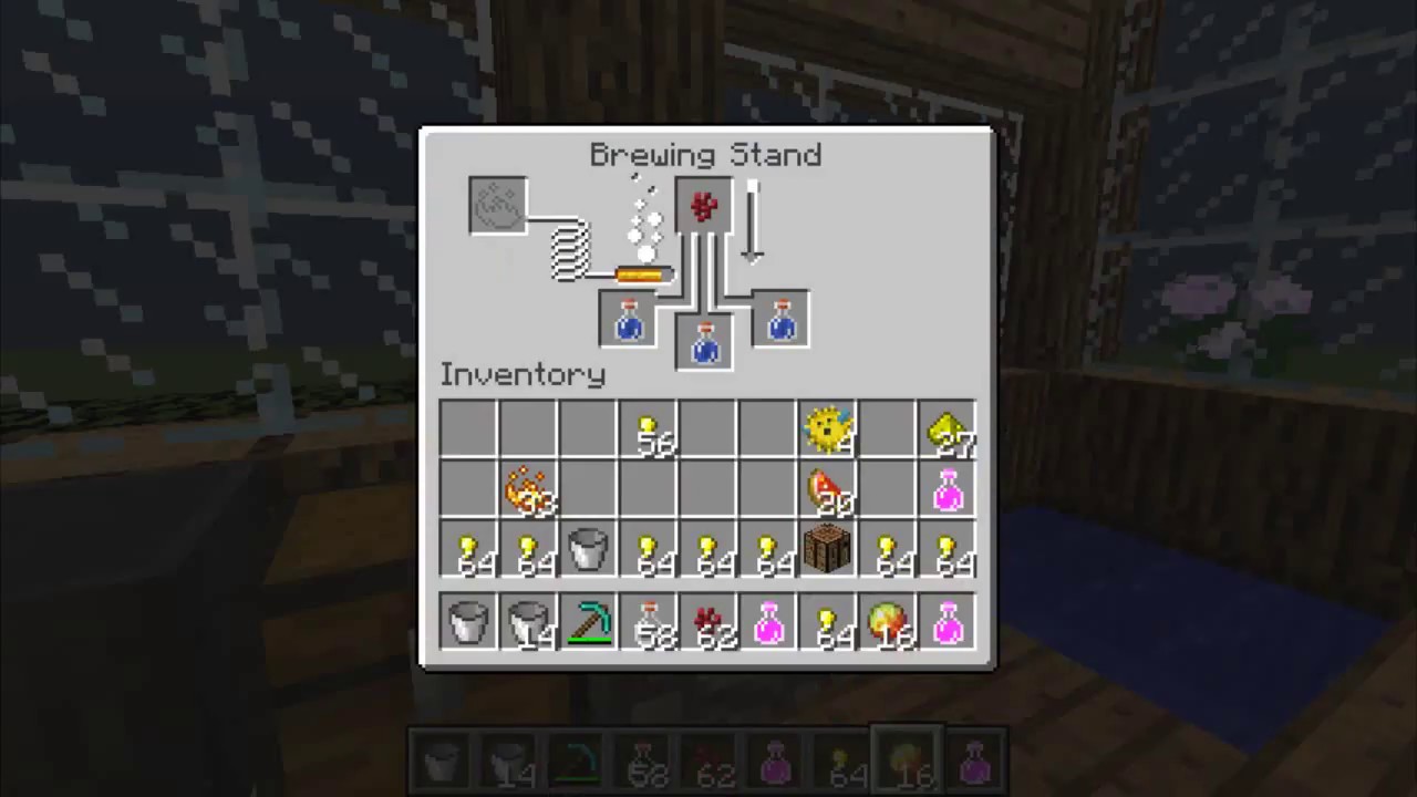 How To Brew Strength Potions In Minecraft - Video showing how to brew