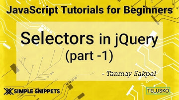 #37 JQuery Selectors Part 1  2019